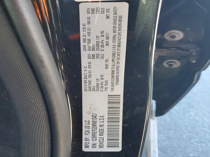 2021 RAM 1500 BIG HORN/LONE STAR  