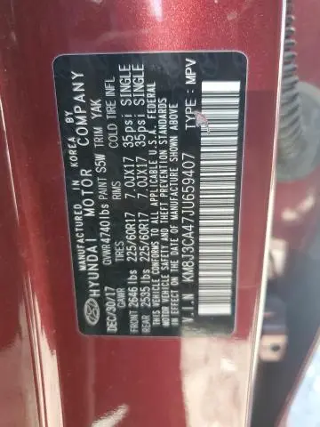 2018 HYUNDAI TUCSON SEL  