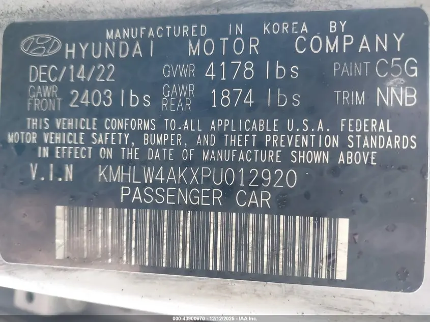 2023 HYUNDAI ELANTRA N  