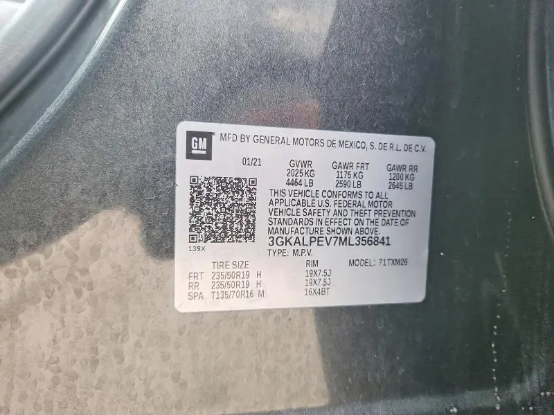 2021 GMC TERRAIN SLT  