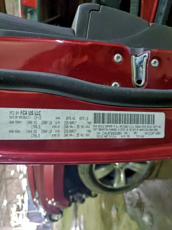 2016 JEEP PATRIOT LATITUDE  