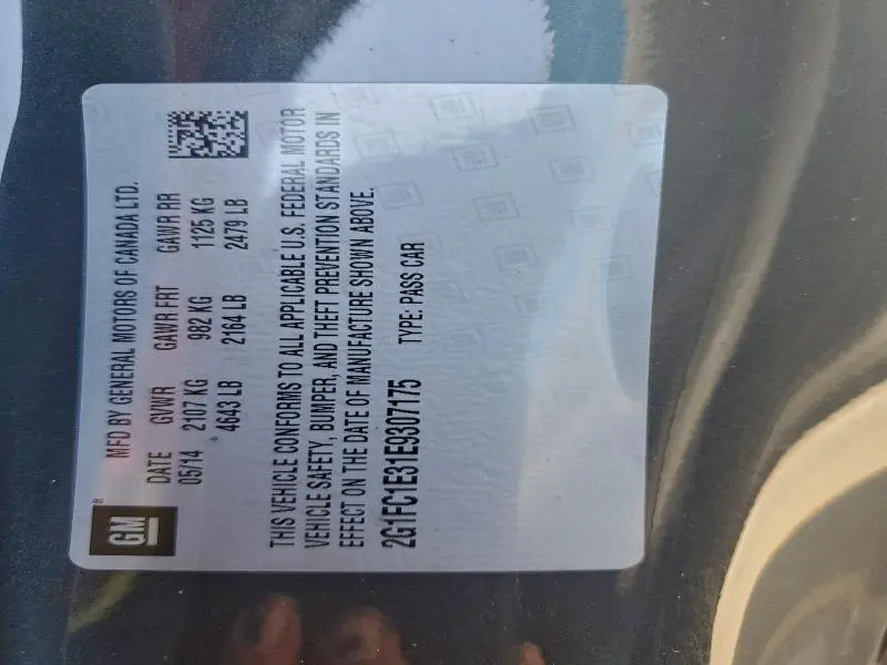 2014 CHEVROLET CAMARO LT  