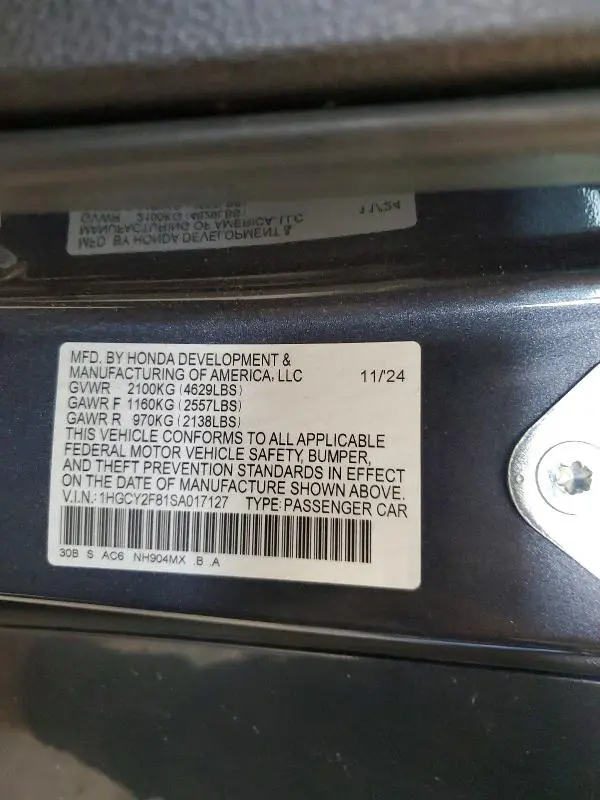 2025 HONDA ACCORD TOURING HYBRID  