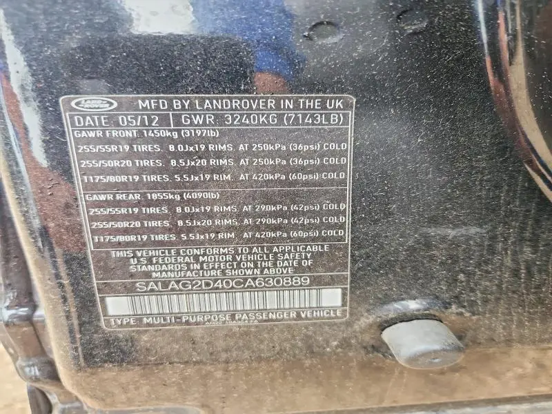 2012 LAND ROVER LR4 HSE  