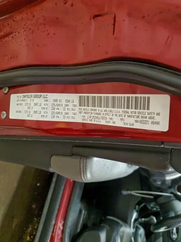 2014 JEEP CHEROKEE LIMITED  