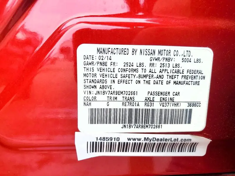2014 INFINITI Q50 BASE  