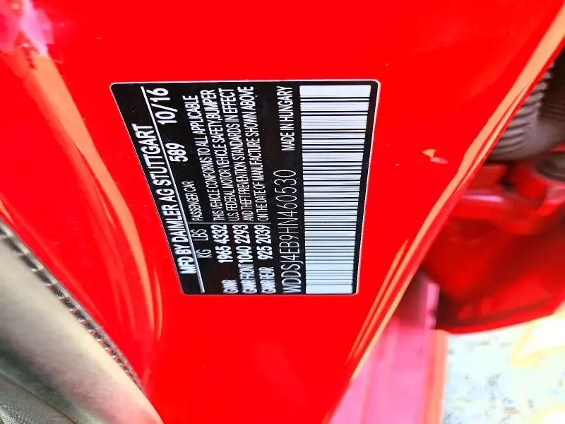 2017 MERCEDES-BENZ CLA 250  