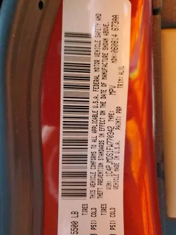 2015 JEEP CHEROKEE LIMITED  