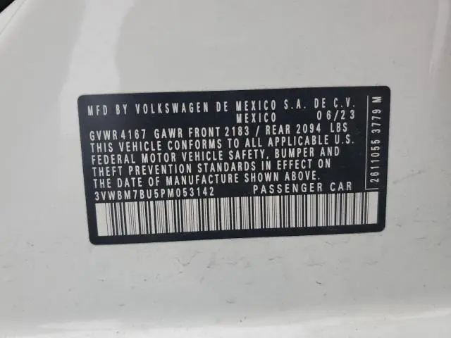 2023 VOLKSWAGEN JETTA SPORT  