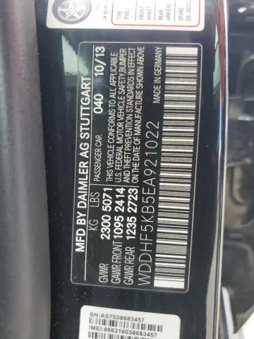 2014 MERCEDES-BENZ E 350  