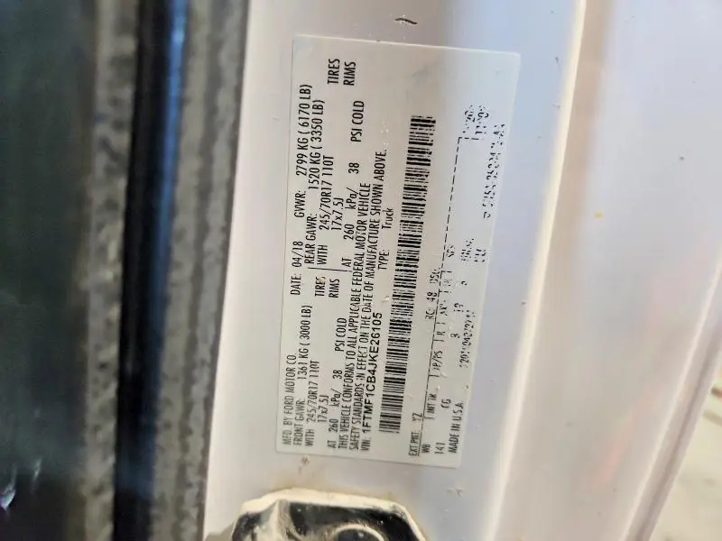 2018 FORD F150   