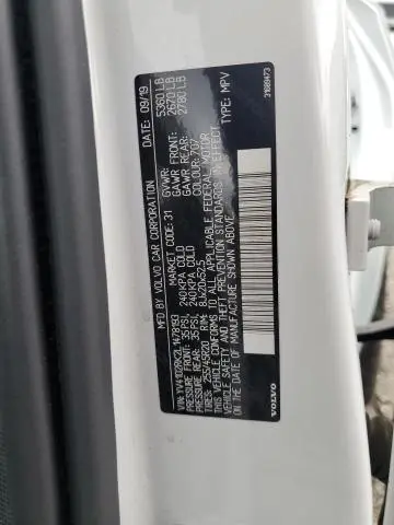 2020 VOLVO XC60 T5 MOMENTUM  