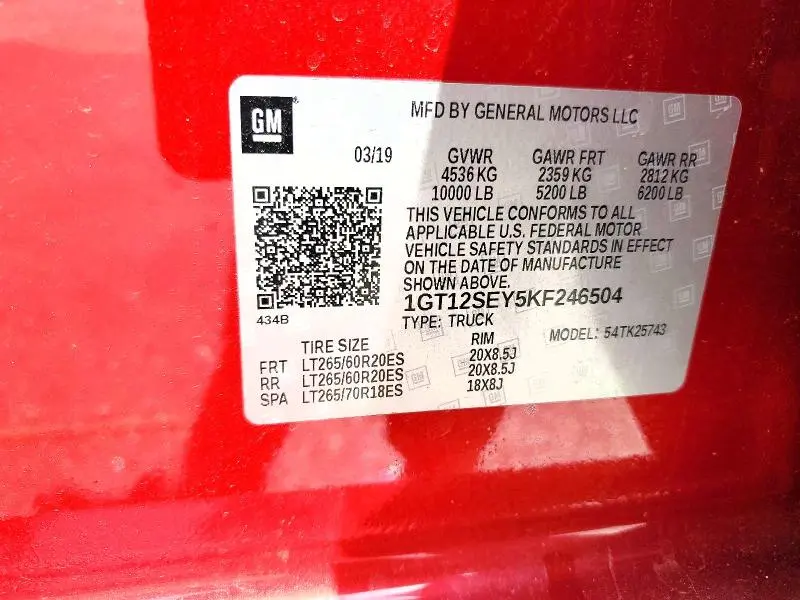 2019 GMC SIERRA K2500 DENALI  