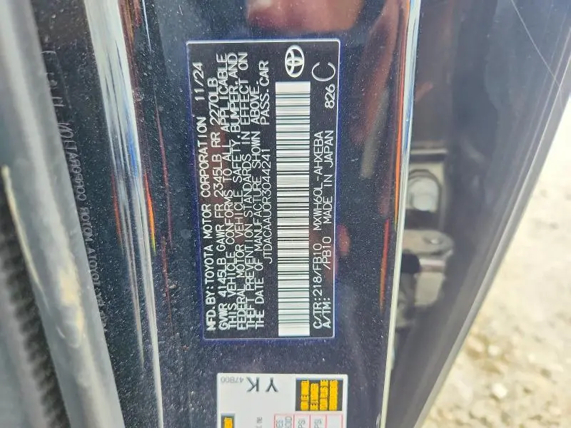 2024 TOYOTA PRIUS LE  