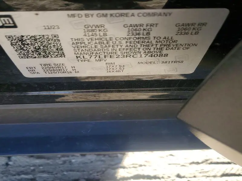 2024 CHEVROLET TRAX LS  