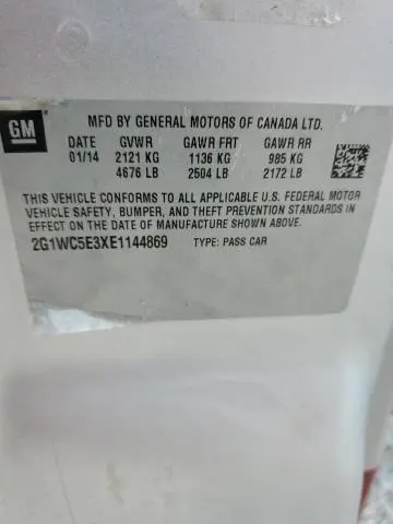 2014 CHEVROLET IMPALA LIMITED LTZ  