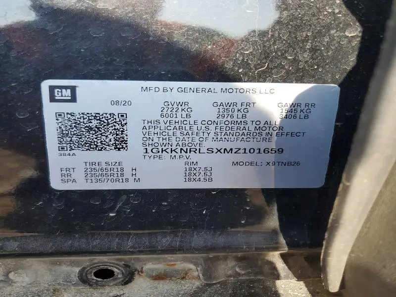 2021 GMC ACADIA SLE  