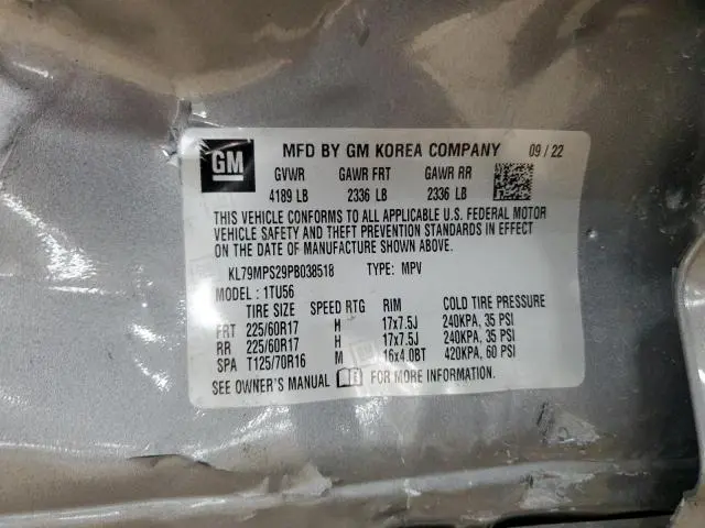 2023 CHEVROLET TRAILBLAZER LT  