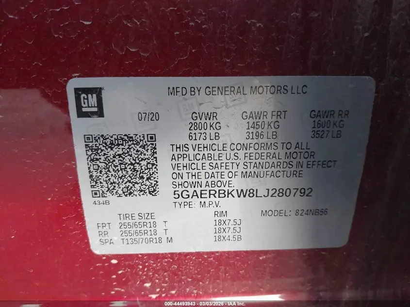 2020 BUICK ENCLAVE ESSENCE