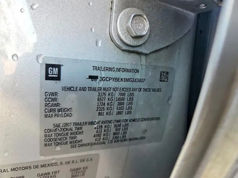 2021 CHEVROLET SILVERADO K1500 CUSTOM  