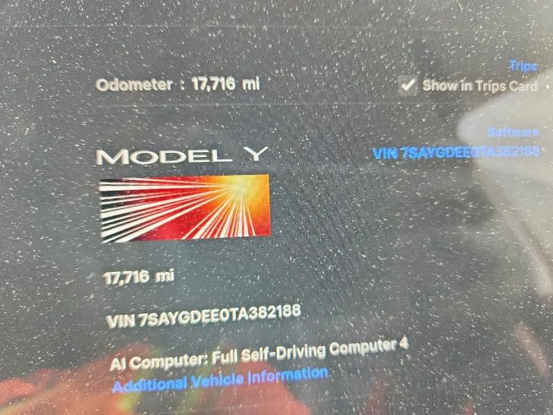 2026 TESLA MODEL Y   