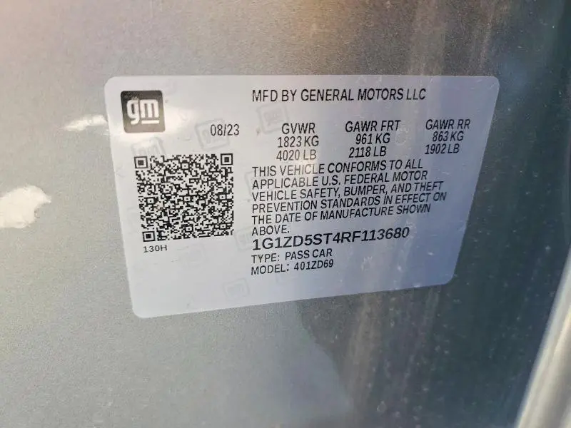 2024 CHEVROLET MALIBU LT  
