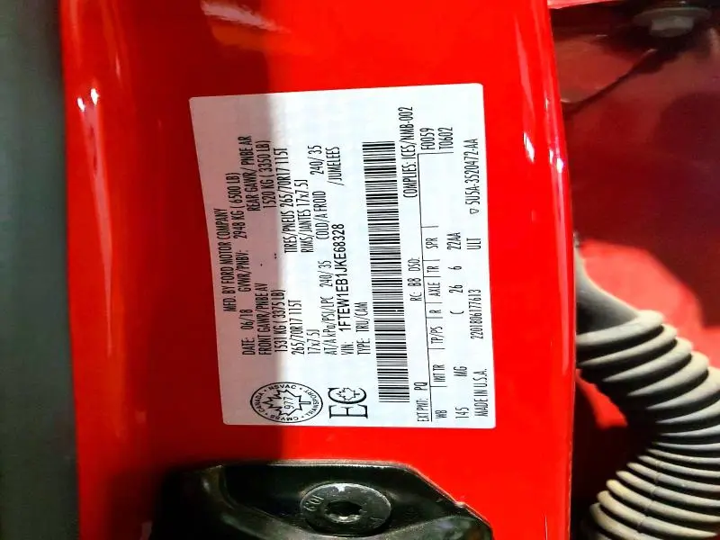 2018 FORD F150   