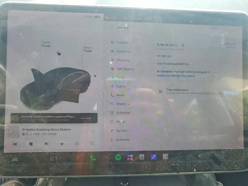 2018 TESLA MODEL 3   