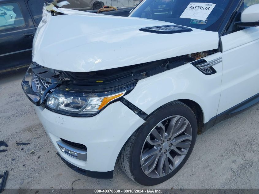 2017 LAND ROVER RANGE ROVER SPORT 3.0L V6 SUPERCHARGED HSE