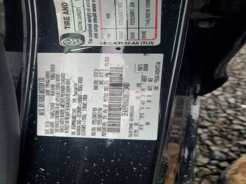 2011 FORD FUSION SE  