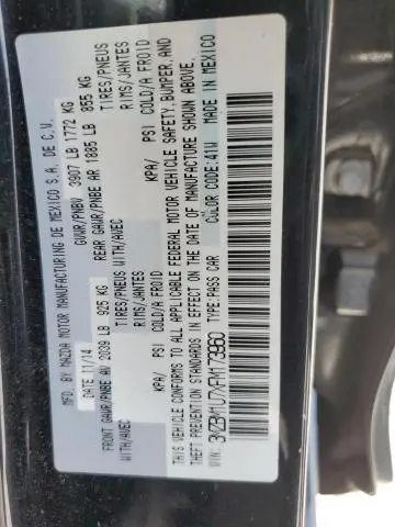 2015 MAZDA 3 SPORT  