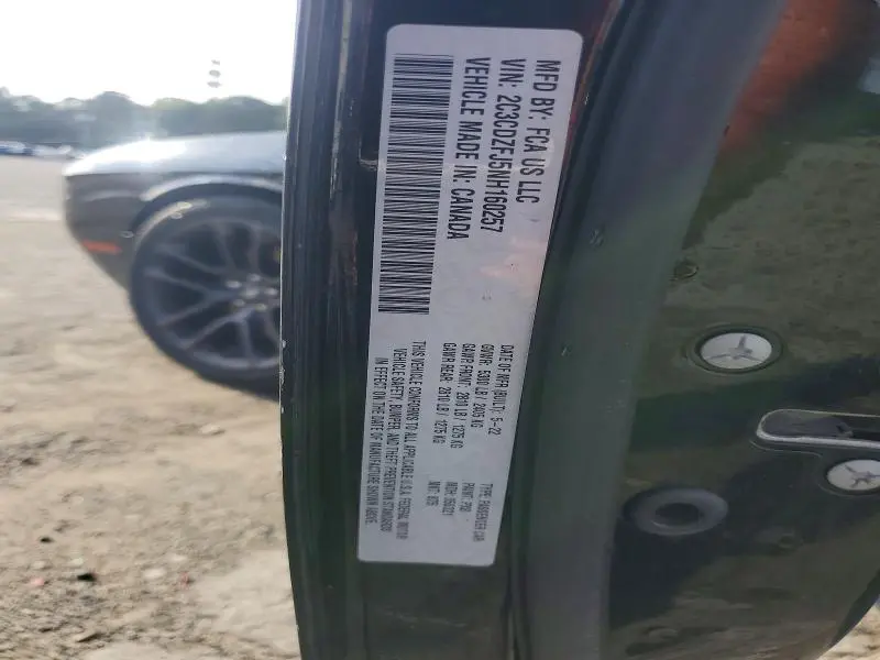 2022 DODGE CHALLENGER R  