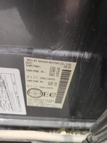 2016 NISSAN MURANO S  