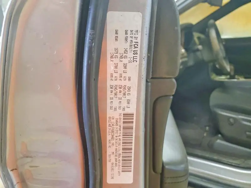 2016 JEEP GRAND CHEROKEE LAREDO  