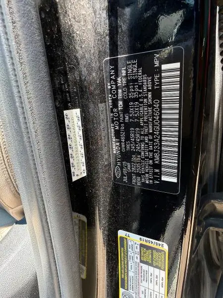 2016 HYUNDAI TUCSON LIMITED  
