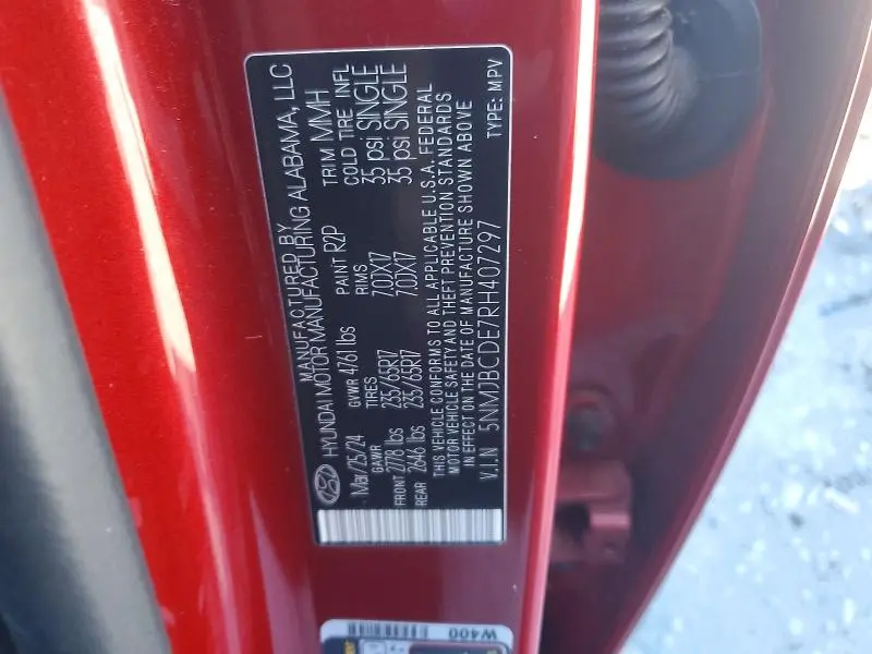 2024 HYUNDAI TUCSON SEL  