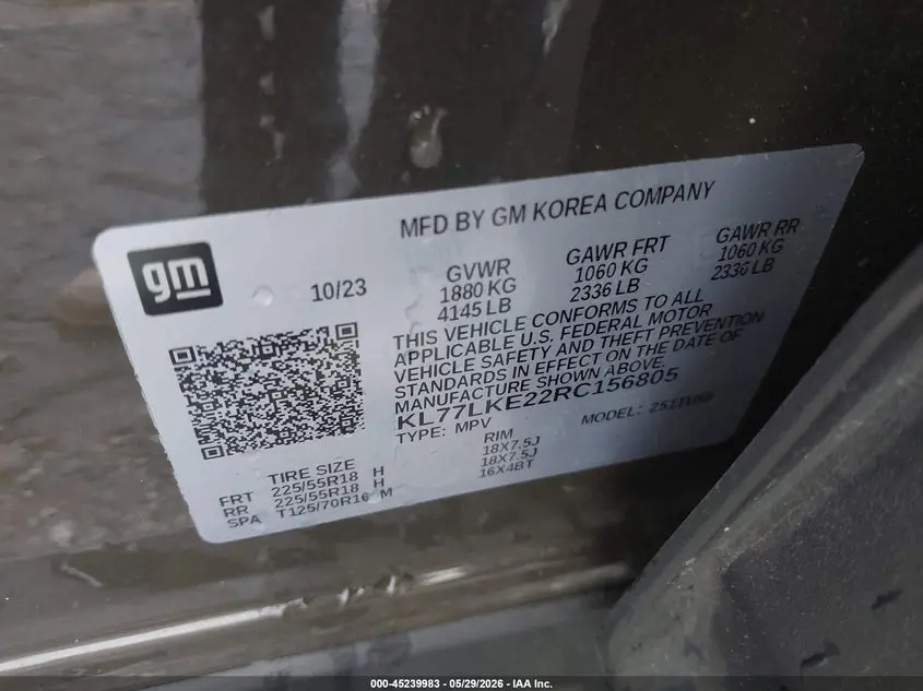 2024 CHEVROLET TRAX FWD ACTIV