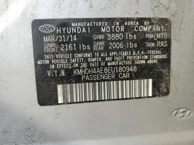 2014 HYUNDAI ELANTRA SE  
