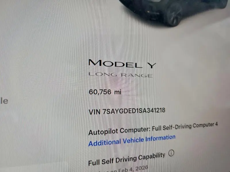 2025 TESLA MODEL Y   