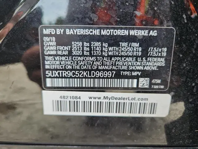 2019 BMW X3 XDRIVE30I  