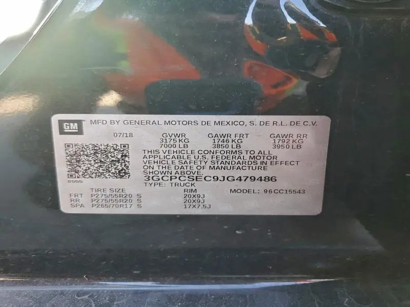 2018 CHEVROLET SILVERADO C1500 LTZ  