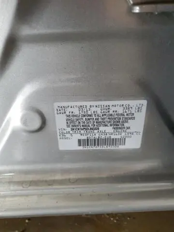 2013 NISSAN VERSA S  
