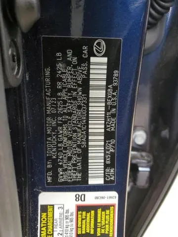 2024 LEXUS ES 300H BASE  