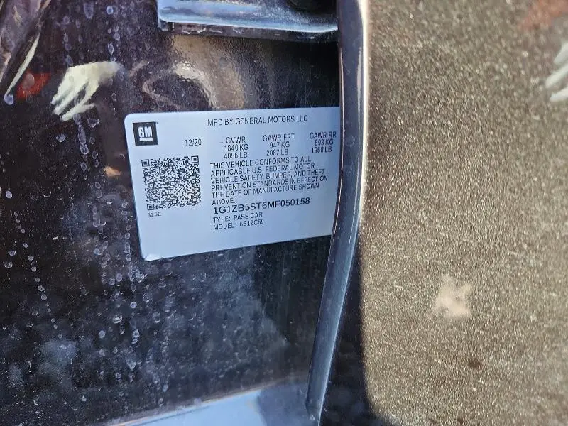 2021 CHEVROLET MALIBU LS  