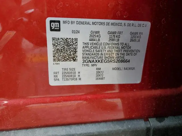 2024 CHEVROLET EQUINOX LT  