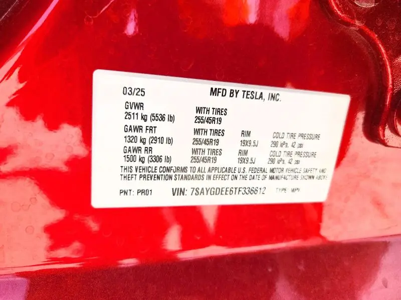 2026 TESLA MODEL Y   