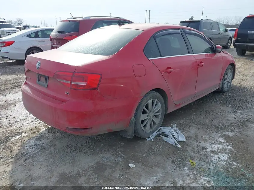 2015 VOLKSWAGEN JETTA 2.0L TDI SE