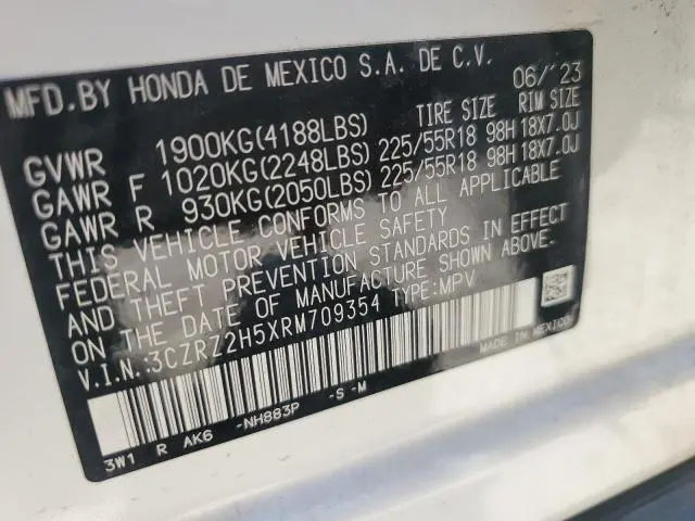 2024 HONDA HR-V SPORT  