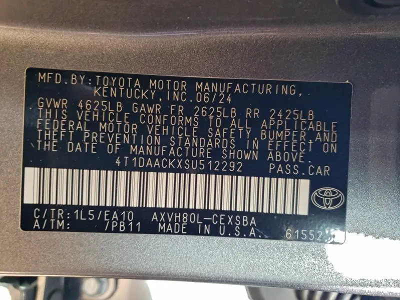 2025 TOYOTA CAMRY XSE  