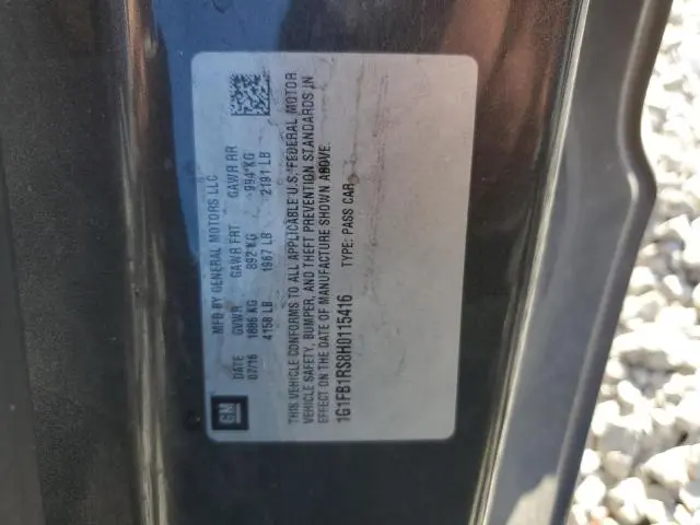 2017 CHEVROLET CAMARO LT  